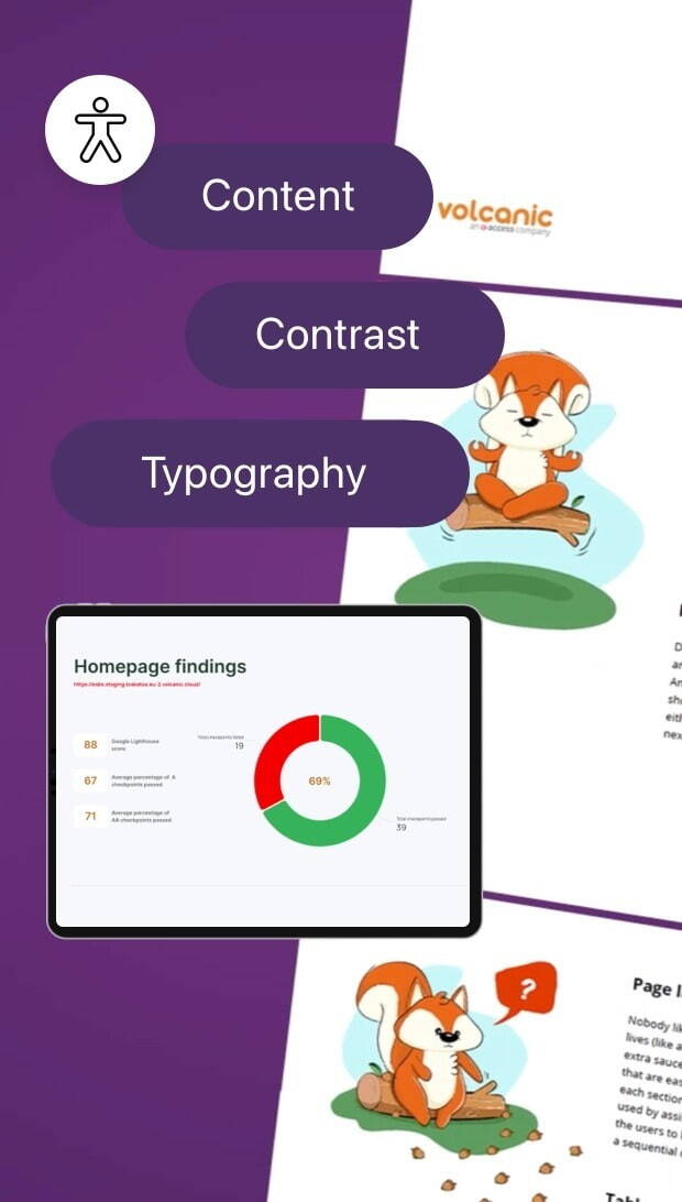 Accessibility audits by Access Volcanic