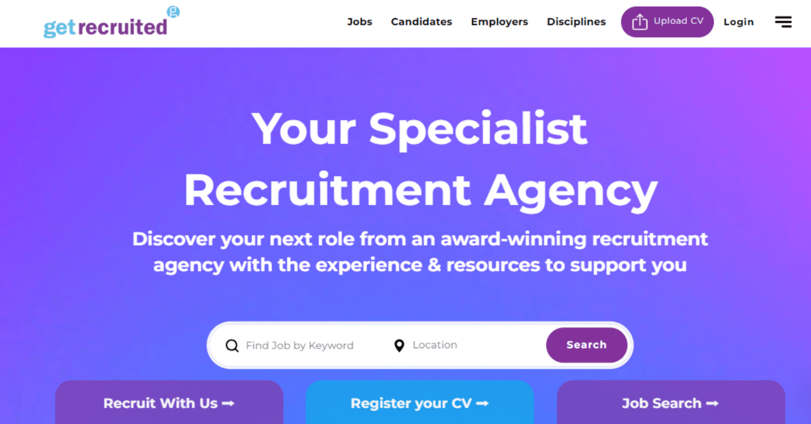 Spencer Ogden recruitment website by Access Volcanic